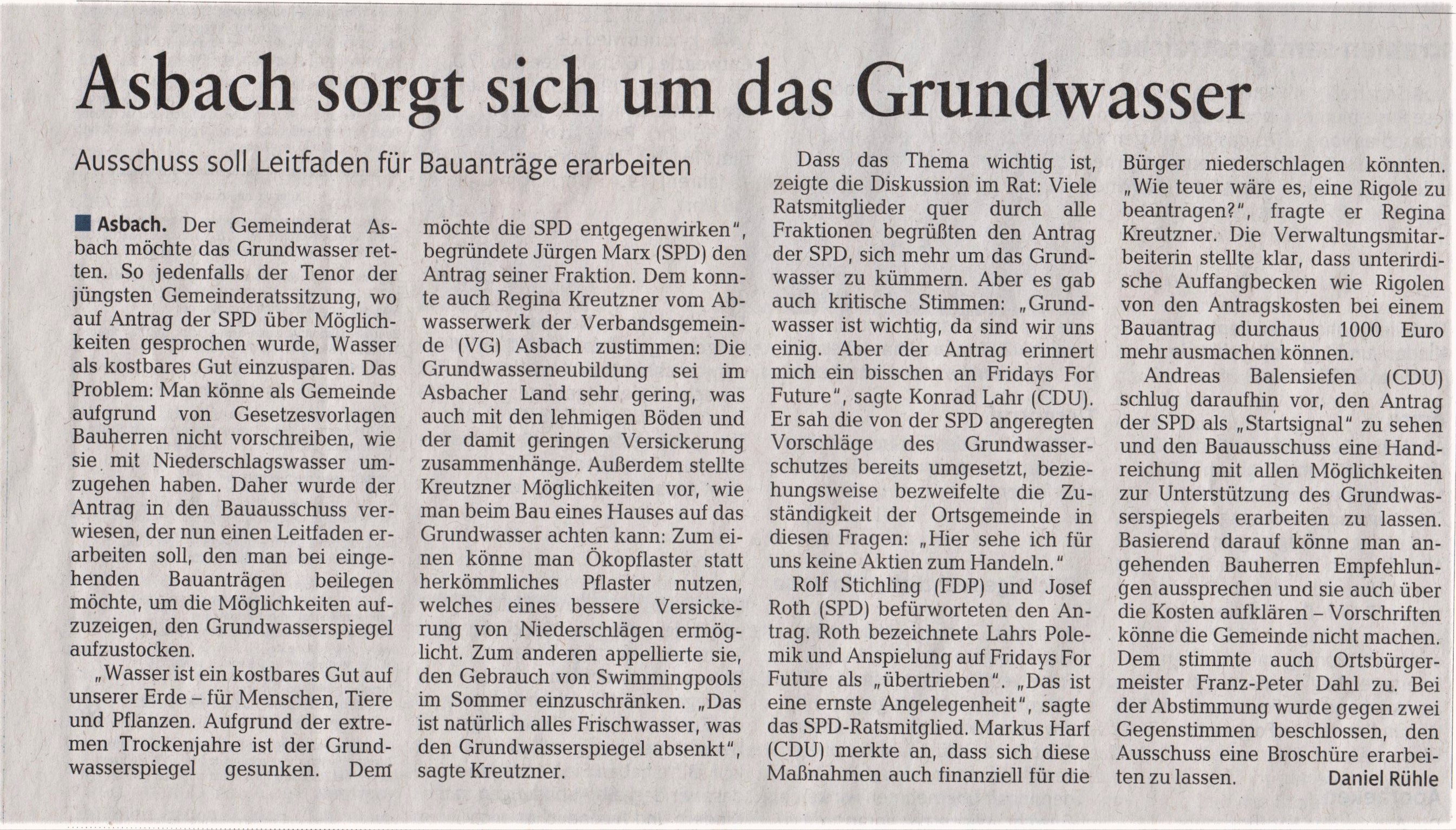 Rhein-Zeitung 31.08.2021